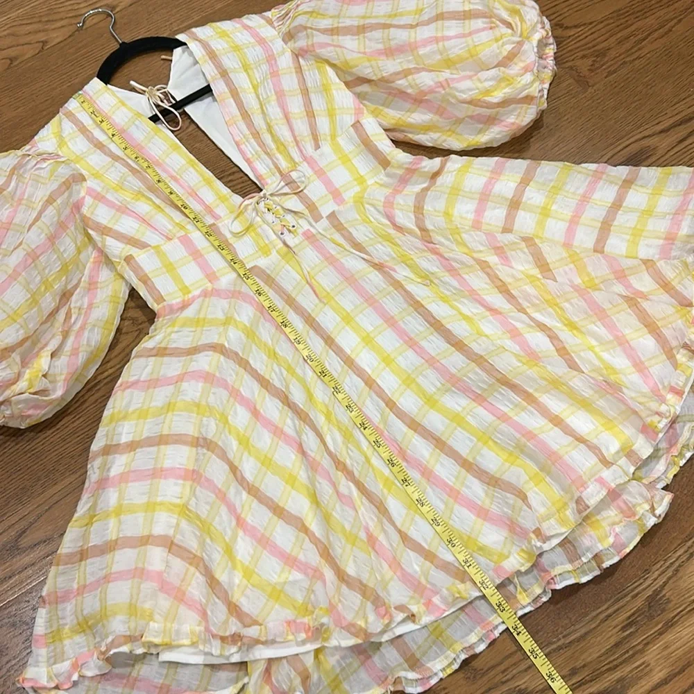 For Love & Lemons Rue Gingham Mini Dress - Picture 5 of 15